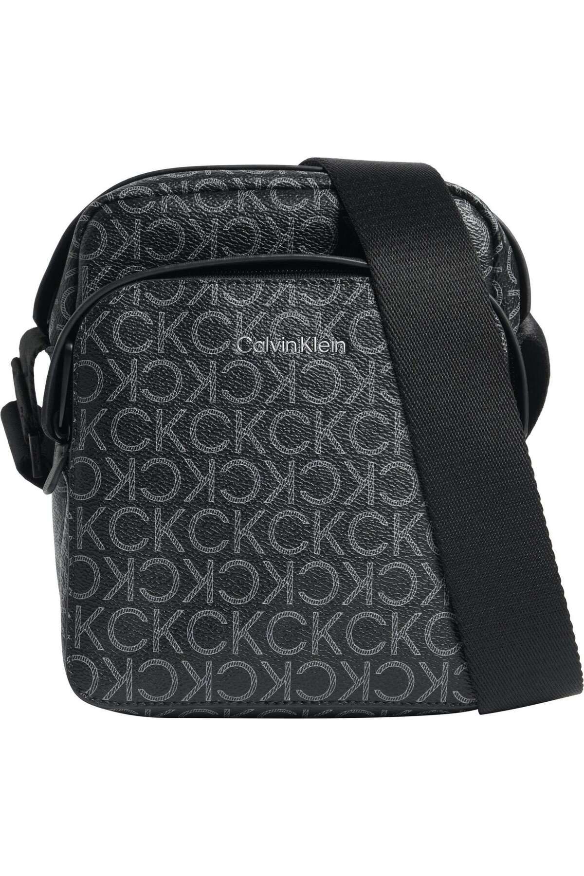 کیف دستی مشکی مردانه CK باید گزارشگر S مونو باشد Calvin Klein