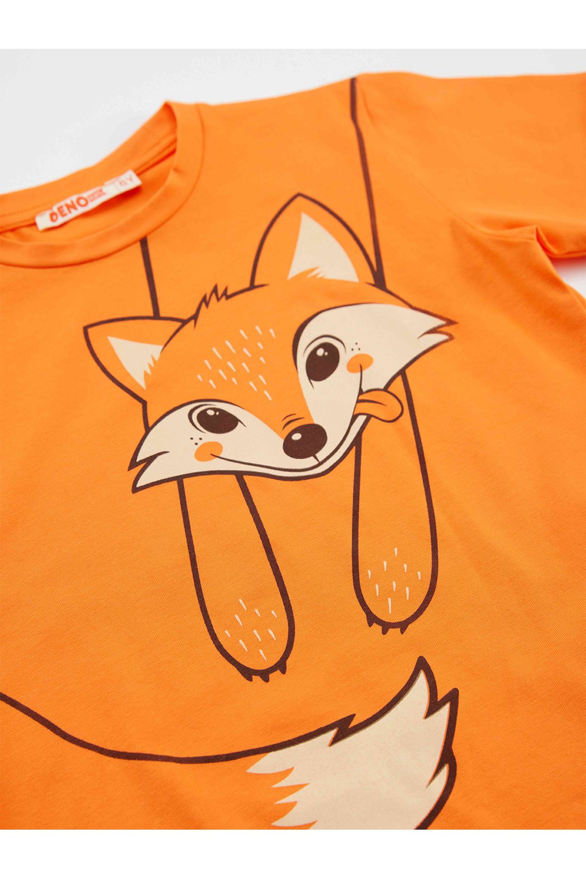 Denokids-Chlapčenské tričko Capri Shorts Orange Fox 5