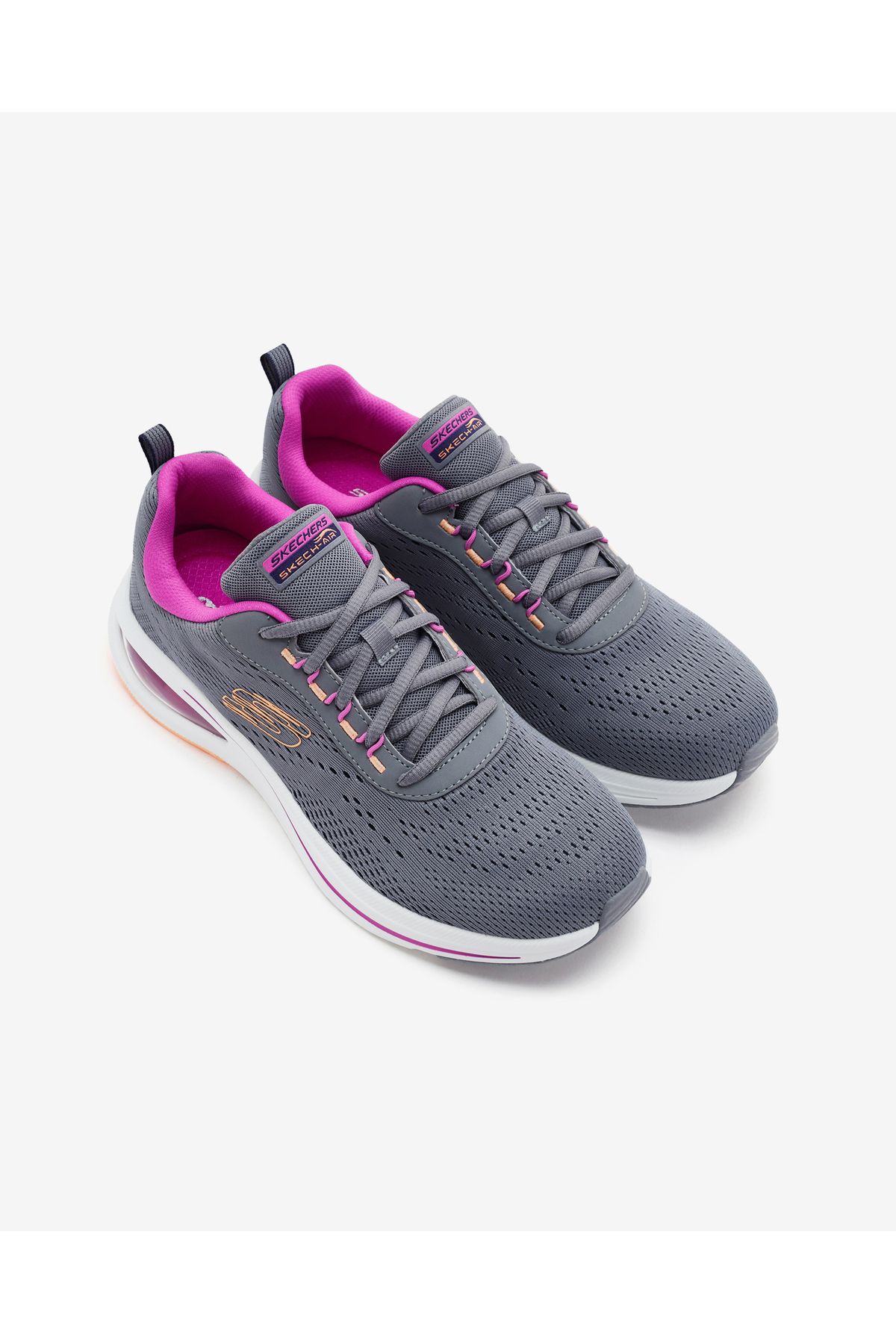 کفش دو و تمرین خاکستری زنانه SKECH AIR META های ورزشی 150131 سالن بدنسازی Skechers
