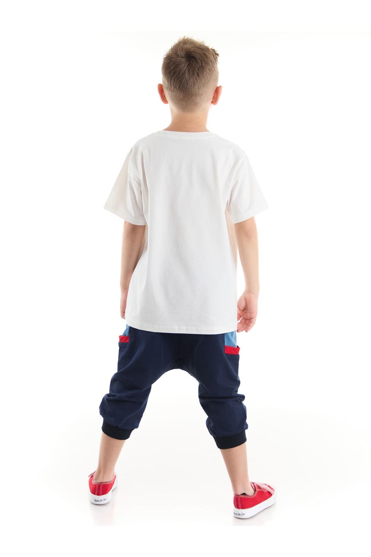 MSHB&G-Rock Soul T-Shirt-Capri-Shorts-Set für Jungen 2