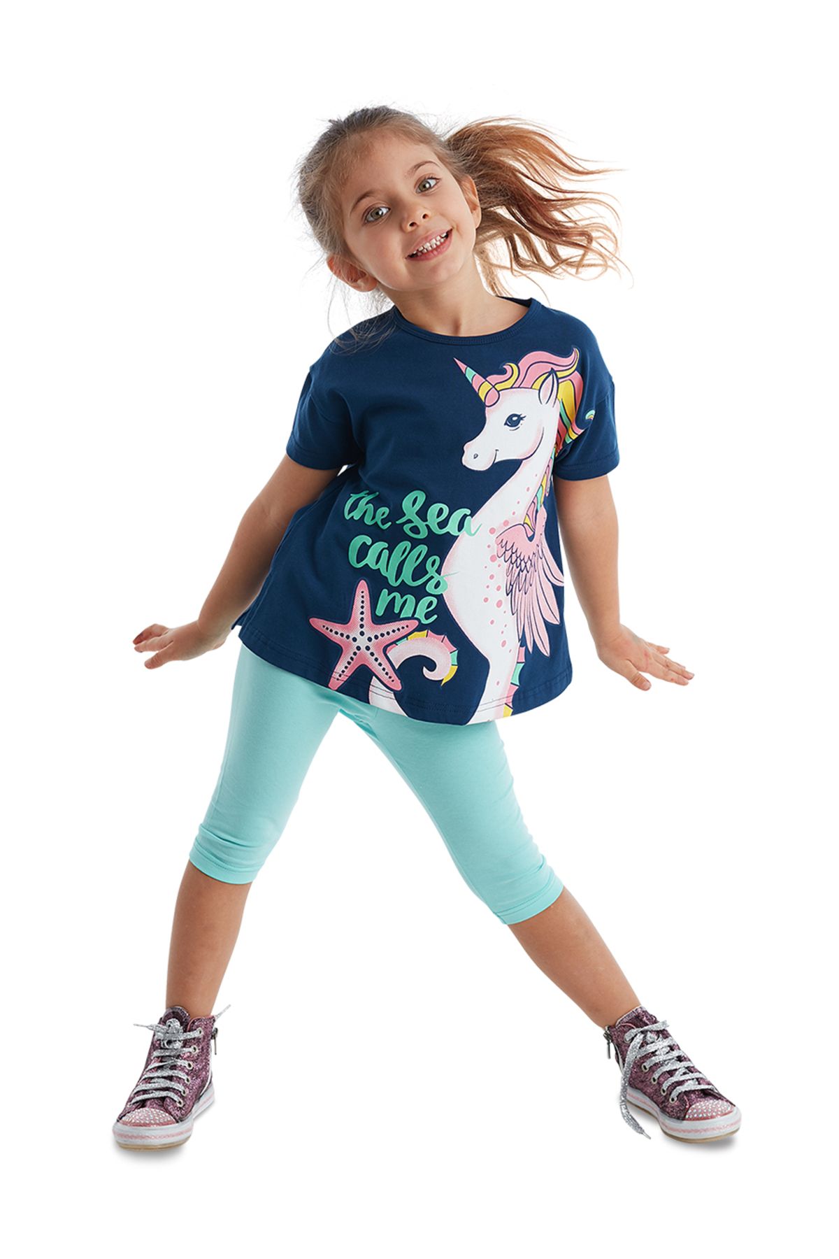 MSHB&G-Seaati Unicorn Girls Tunic Tights Set 1