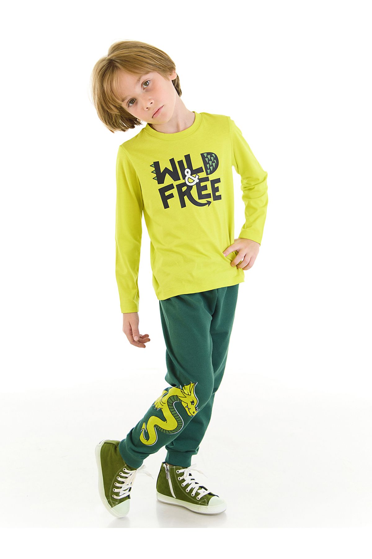 MSHB&G-Set pantaloni tricou Dragon Power Boy 1