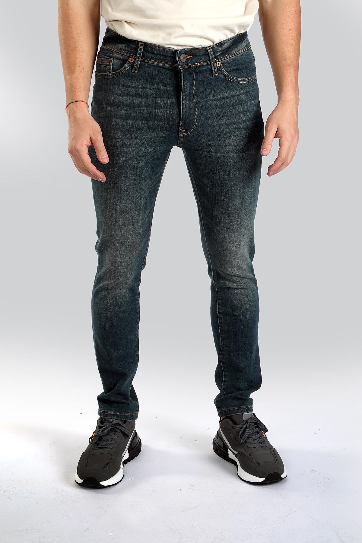 Lee Cooper لی کوپر جک مردانه جک باریک جین جین ساق باریک سبز — رنگارنگ 5003132090