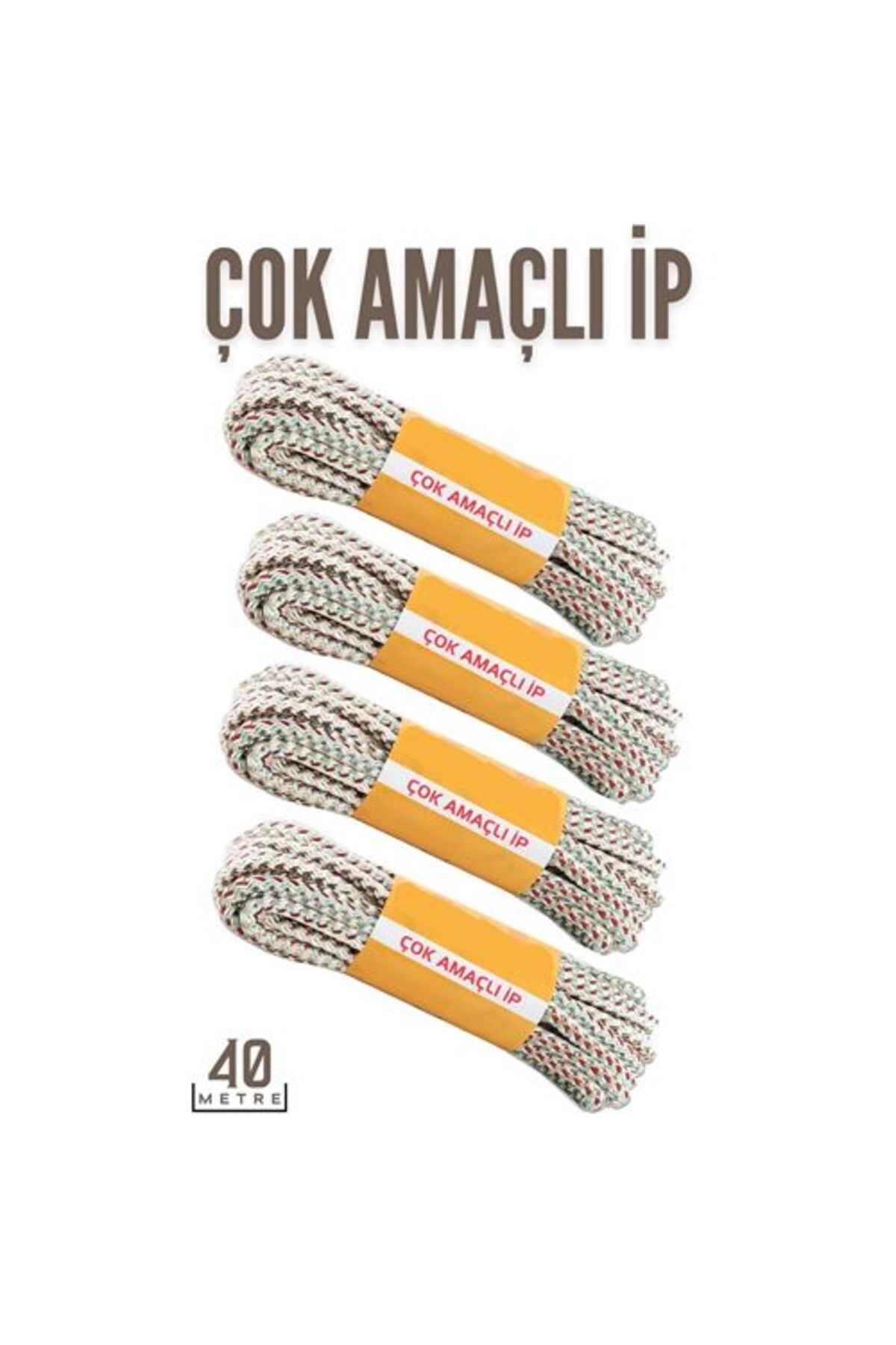 Marvona ModaCar 40 Metre Çok Amaçlı Hamak İpi