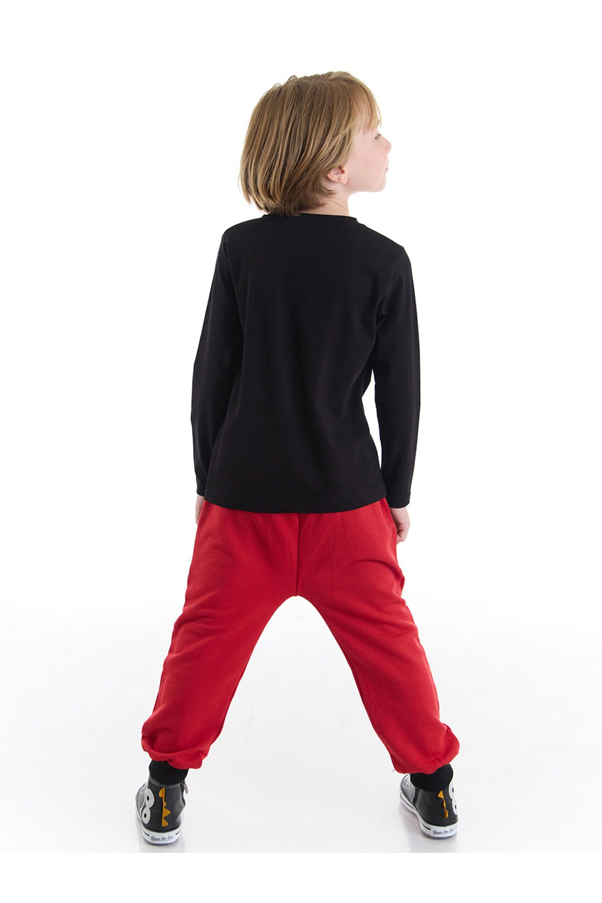 MSHB&G-Geometric Dino Boy's T-shirt Pants Set 2