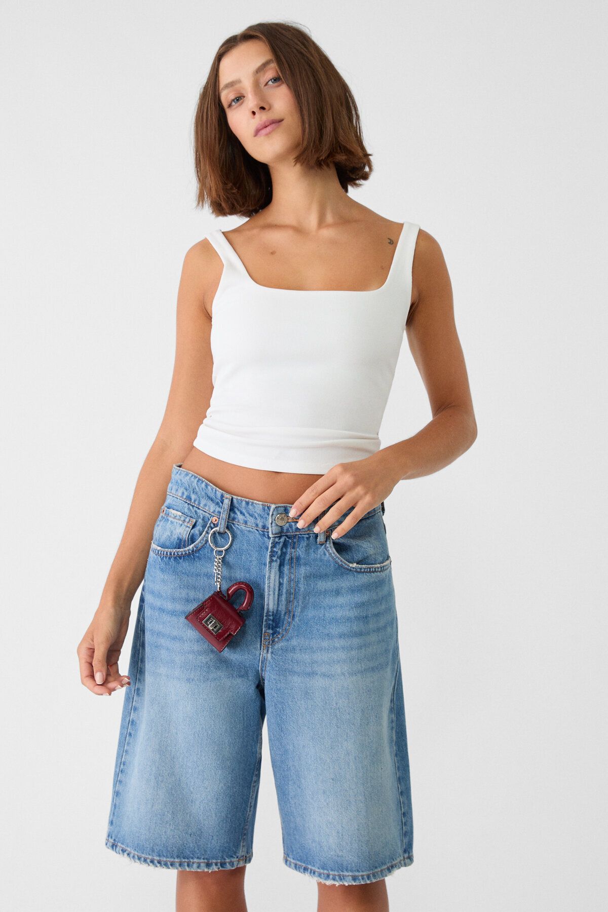 Stradivarius-Mini handbag key ring 3