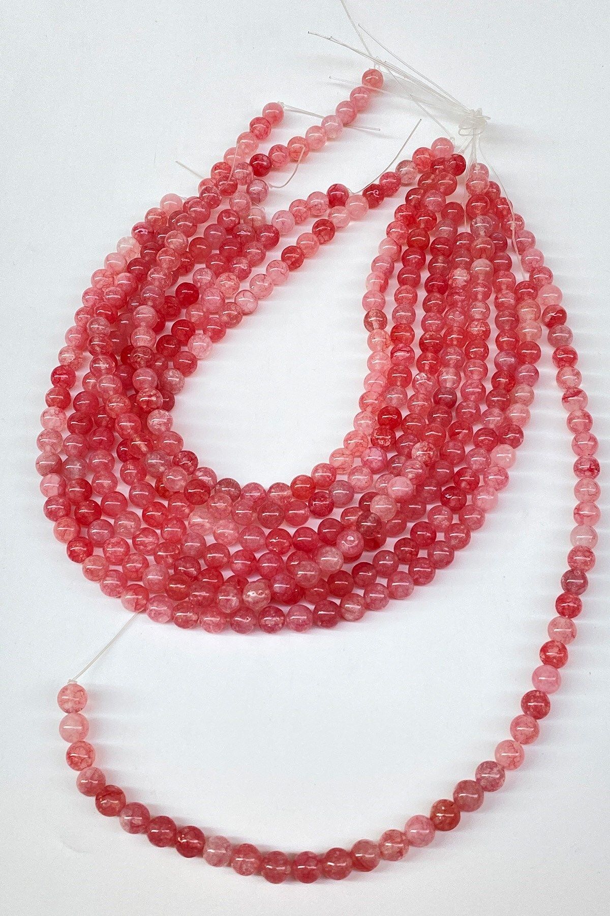 Hayalperest boncuk-8 Mm Natural Stone Beads - Pomegranate Flower Ceyt 1