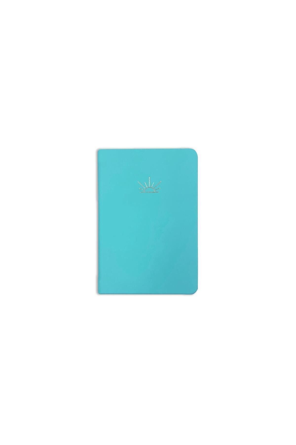 KESKİN COLOR-9x14 سحر دفتر ملاحظات من الجلد الحراري المخطط - أزرق 1