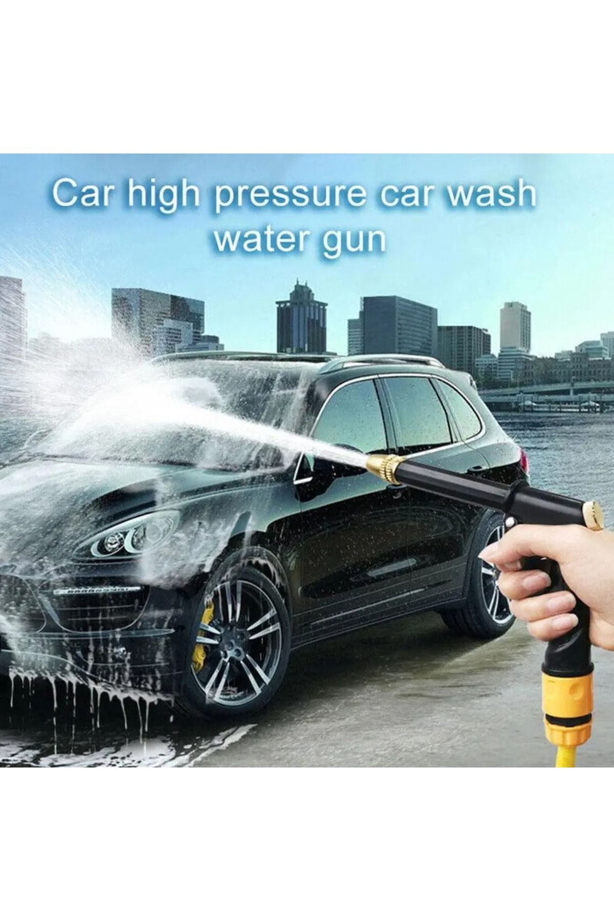 ebulduk Yüksek Basınçlı Yıkama Tabancası - Ayarlanabilir Araba Bahçe Yıkama Yüksek Basınçlı Tabanca