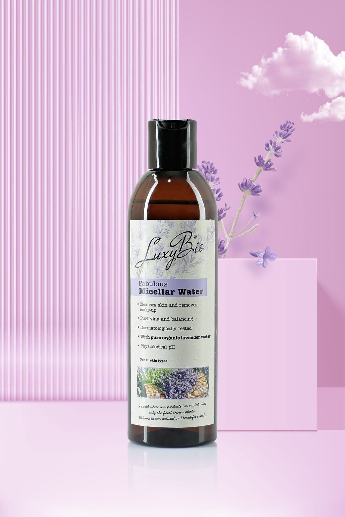 Luxy Bio Doğal Lavanta Micellar Makyaj Temizleme Suyu 250 ml — 8681371469140