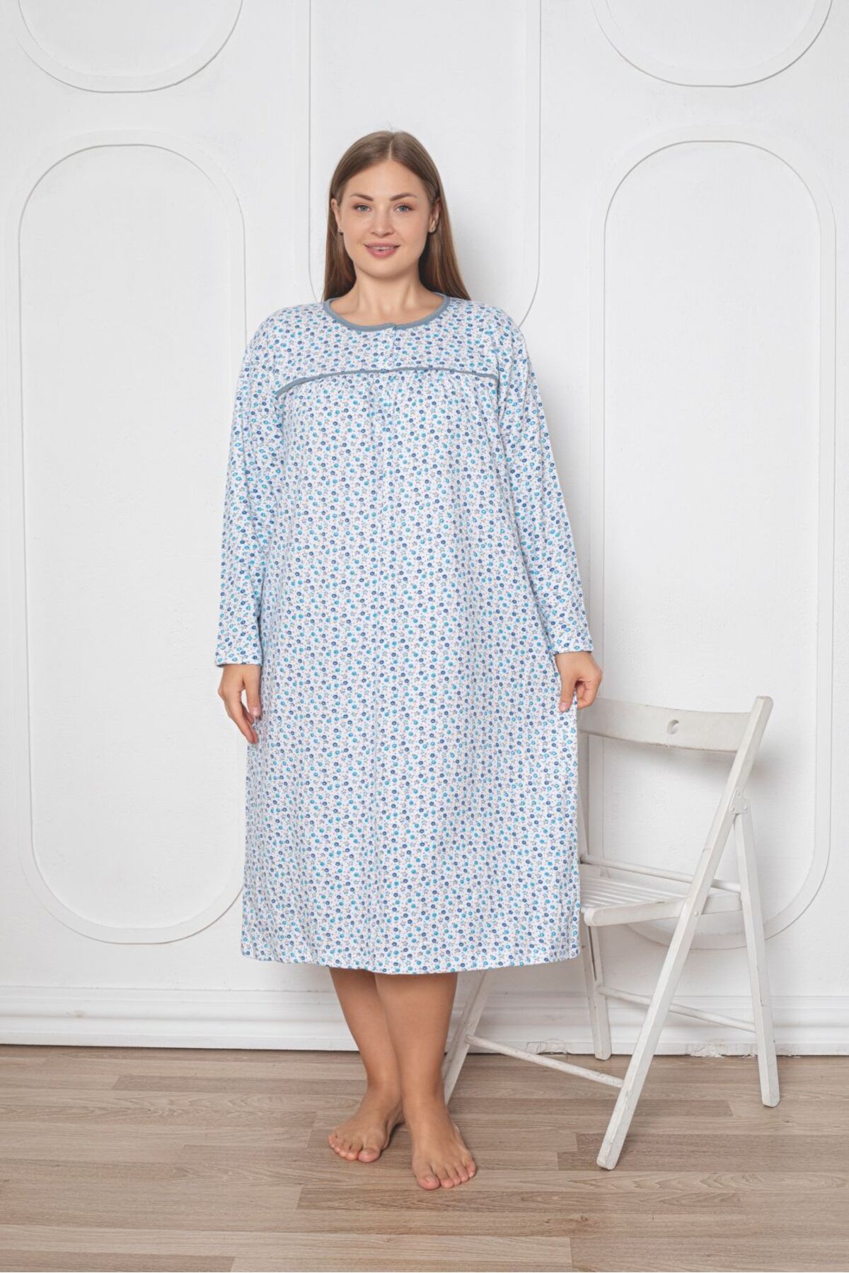 Plus Size Seasonal Nightgown