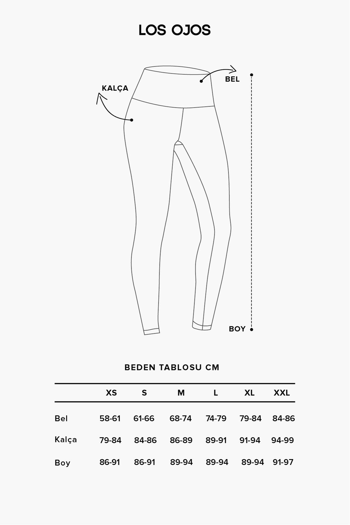 Los Ojos-Beigefarbene Fitness-Leggings mit hoher Taille für Damen – Basics 7