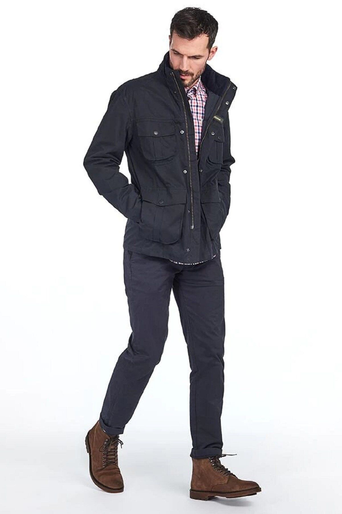 Barbour Sanderling Casual Ceket Ny71 Navy Erkek Giyim