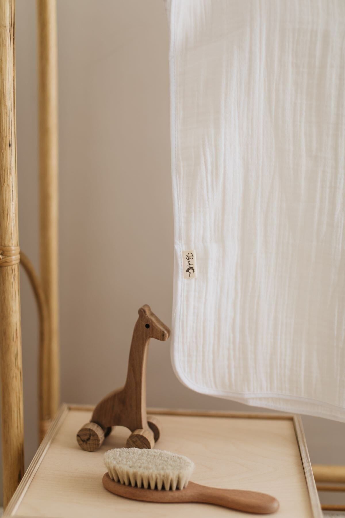 Bedeca %100 Organik Pamuk Müslin Panço - Kız Erkek Bebek Çocuk Panço, Plaj Pançosu, Bornoz fotoğrafı 5 (önizleme)