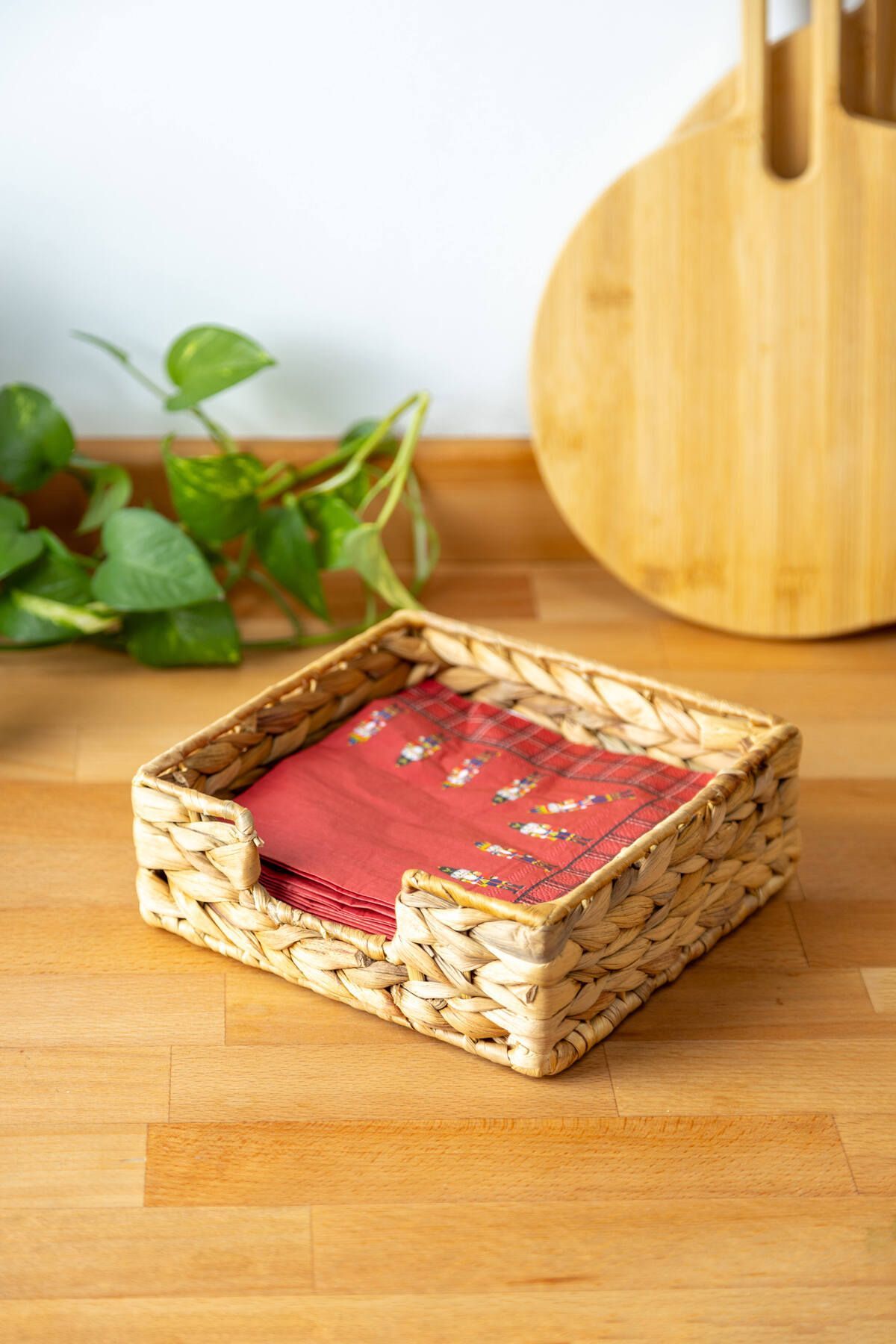 FH finehome-Wicker Square Elda Napkin Holder 1