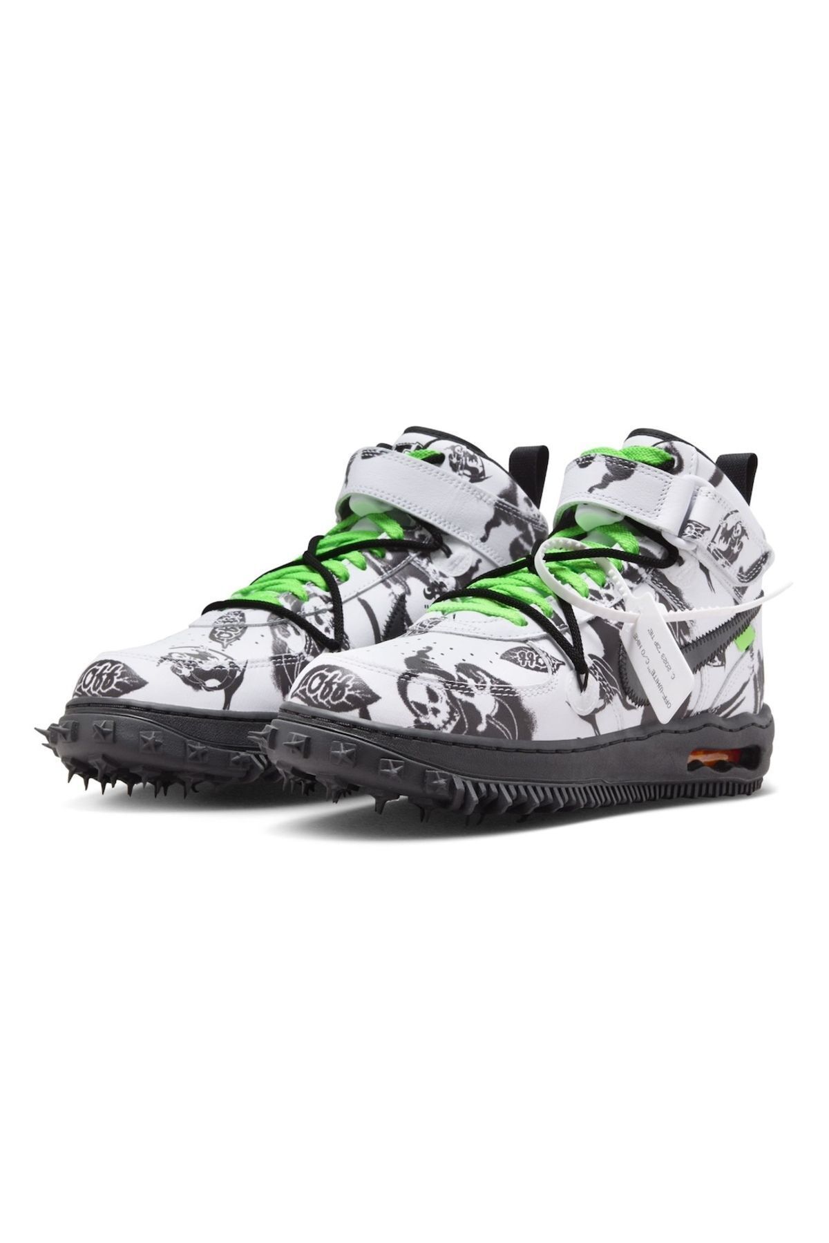 کفش کتونی مردانه Nike Off-White x Air Force 1 Mid SP Leather Grim  Nike