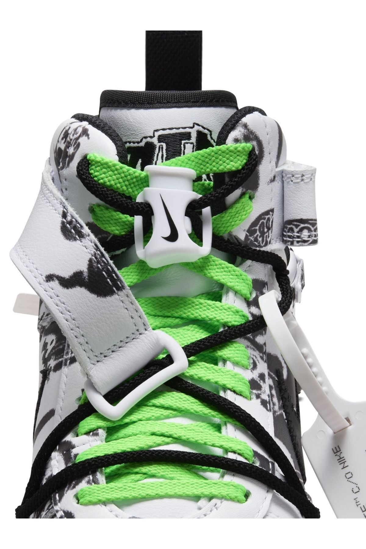 کفش کتونی مردانه Nike Off-White x Air Force 1 Mid SP Leather Grim  Nike