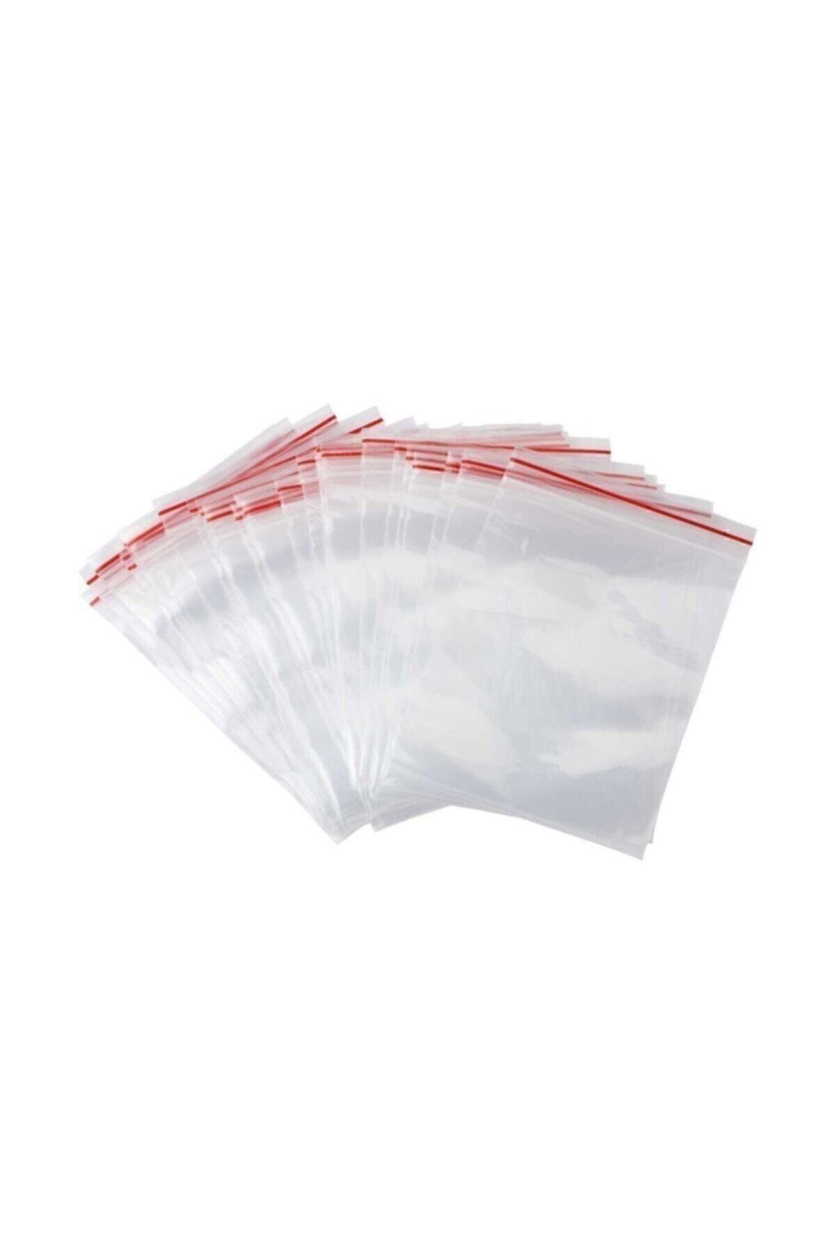 100 ADET Kilitli Poşet-kilitli Torba 9x11cm  Kına Ve Çerez Poşeti