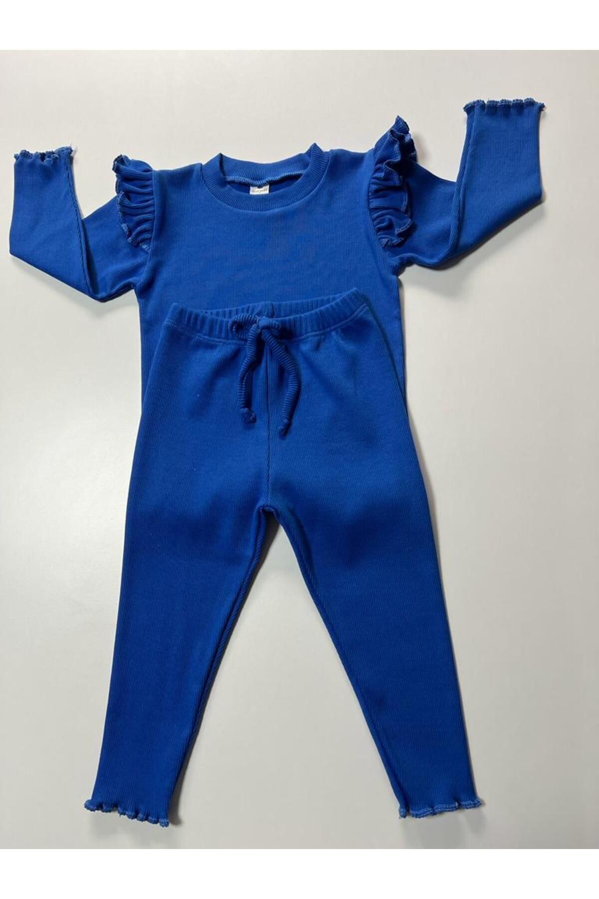 ست نوزادی دخترانه آبی سرمه ای ARYA BABY | Arya80080 اورجینال - تصویر 3