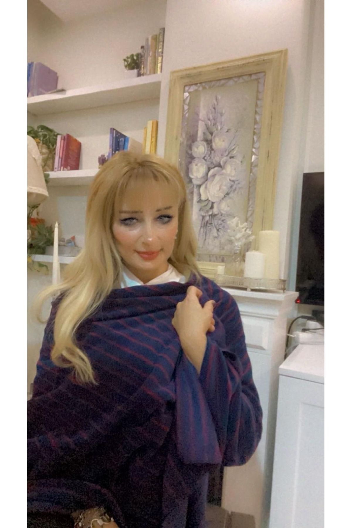 SpecialScarf Hijab Fashion-ANTHRACITE FLEECE SCARF SHOE SHOULDER SCARF 5 PIECES CAFE, RESTAURANT, HOTEL SCARF 6