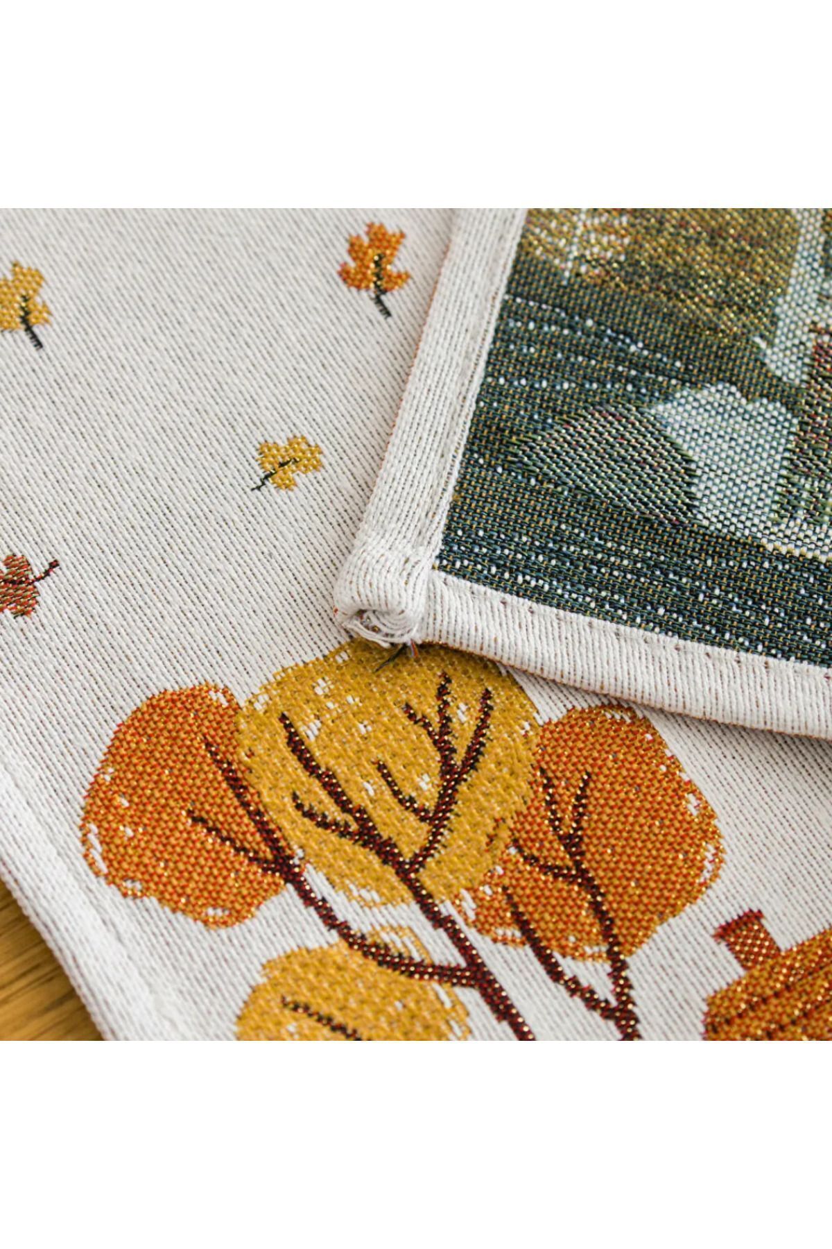 LC Waikiki-Lcw Home - Autumn Themed Mixed Printed 2-piece American Service 3