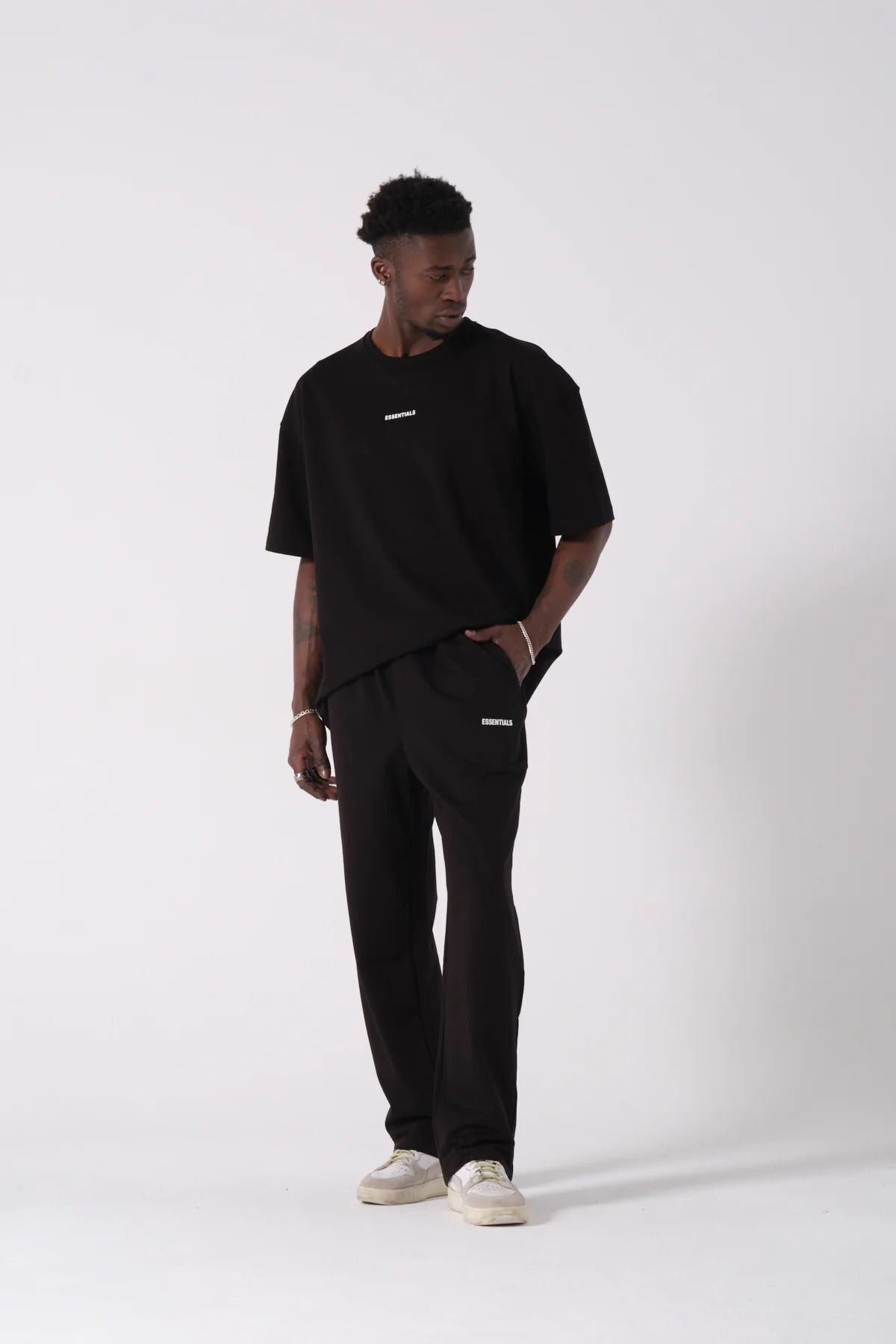 Essentıals-Essentials Printed Oversize Tracksuit 8