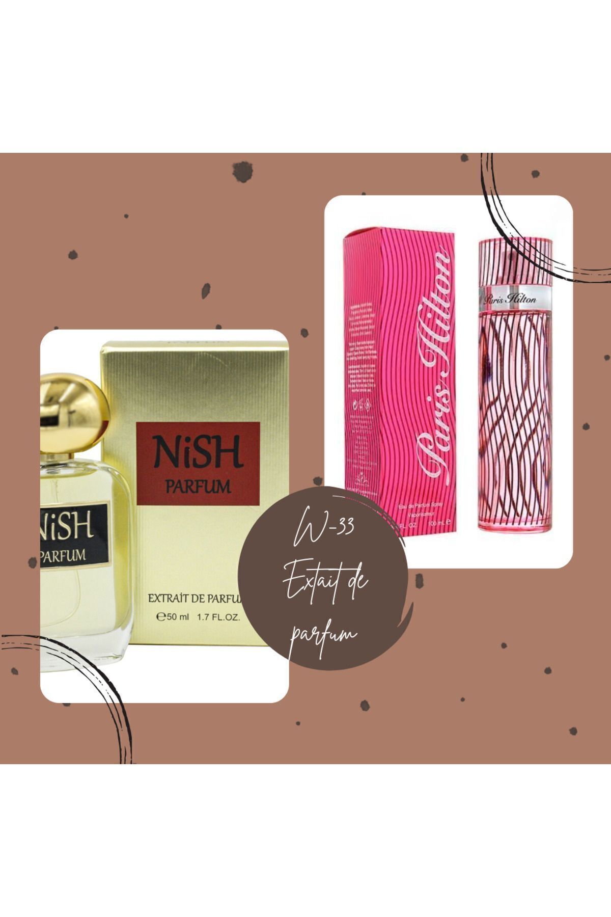 ادکلن زنانه  Nish Parfum extrait de parfum | W-33 اورجینال - تصویر 2