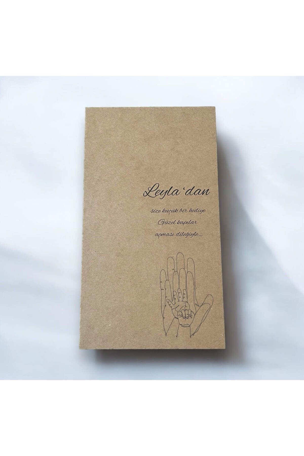 arl etiket tasarım dijital baskı merkezi Yenidoğan Kraft Anahtarlık Kartı 9,5x15 Cm 49 Adet - Arl Etiket Tasarım