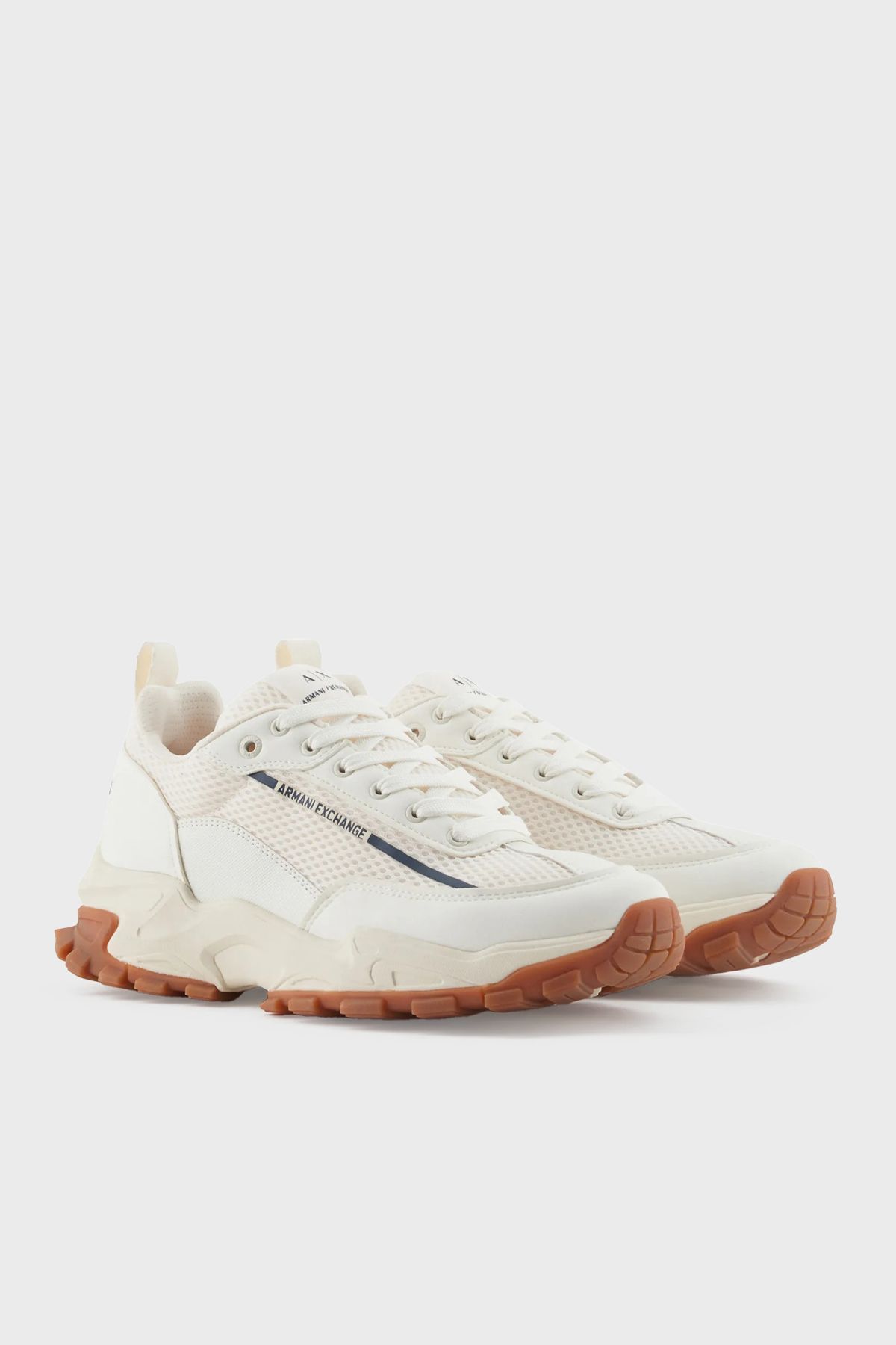 اسنیکر سفید مردانه کفش ورزشی با یک آرم ضخیم xux194 xv793 n481 Armani Exchange