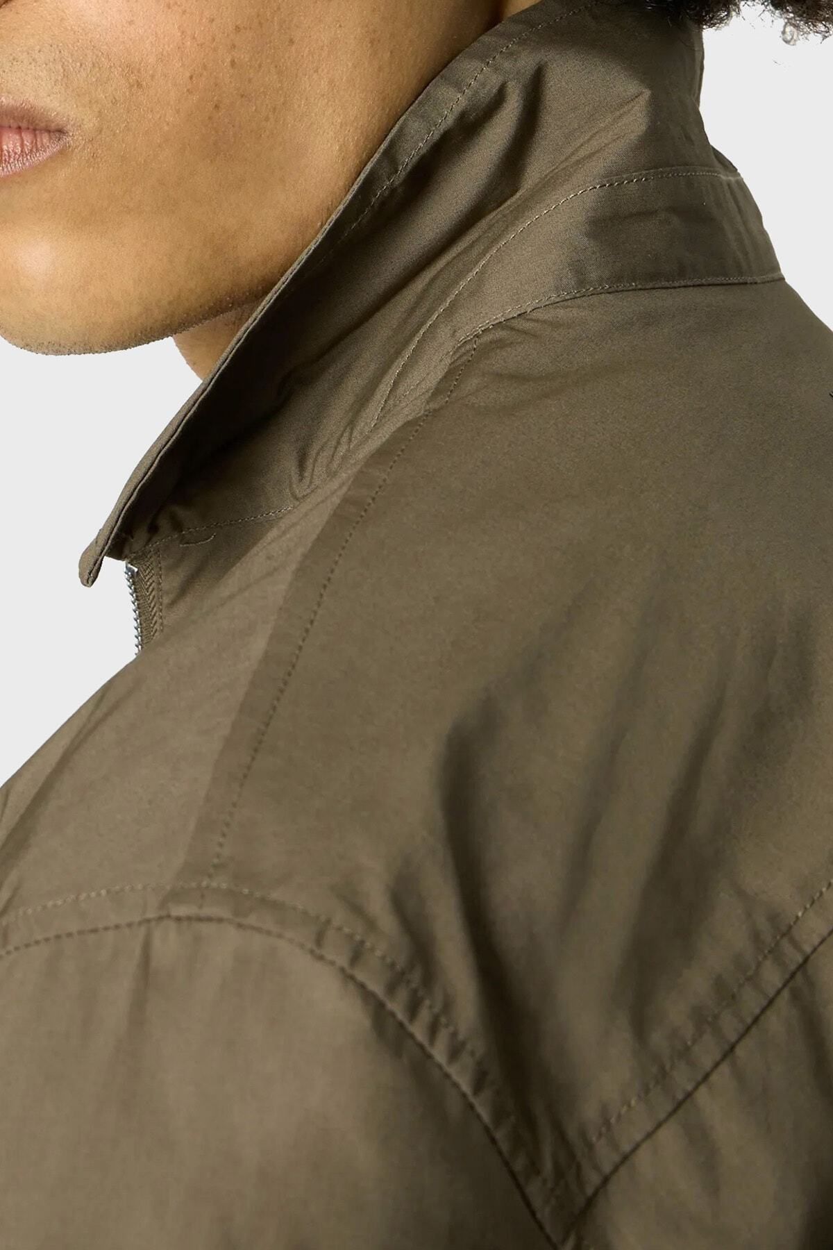 پیراهن / بلوز دکمه دار سبز مردانه کشیده شده با لباس مناسب پنبه 6rzcl6 ZN2VZ 1784 Armani Exchange