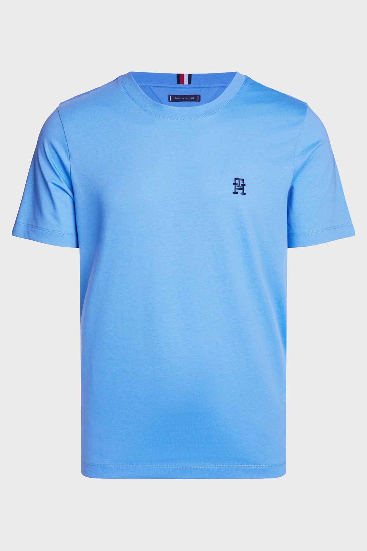 تی شرت مشکی مردانه پیراهن مناسب پنبه ای MW0MW33987 C30 Tommy Hilfiger