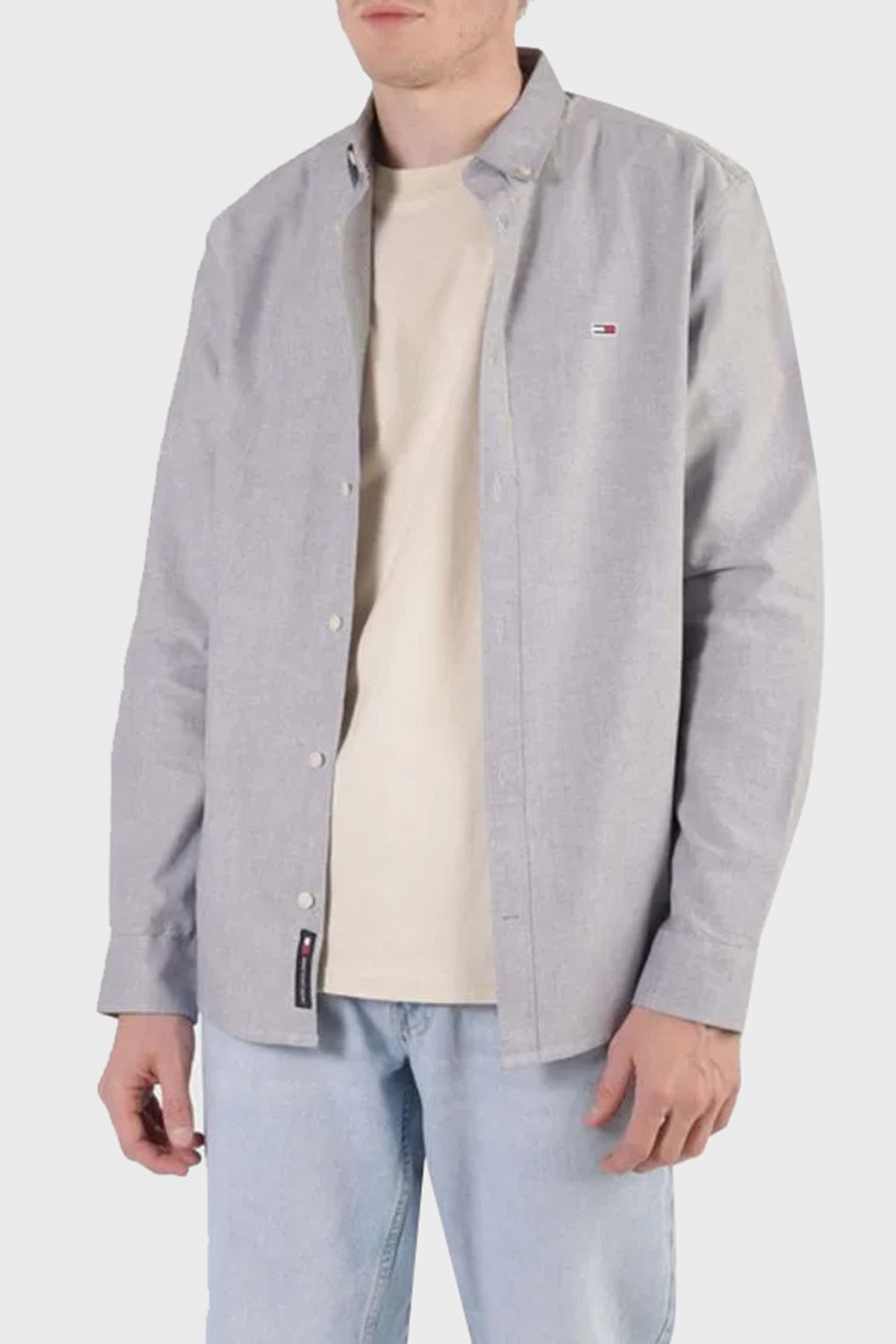 پیراهن مردانه 100% پنبه ای منظم DM0DM19134 C1G Tommy Jeans