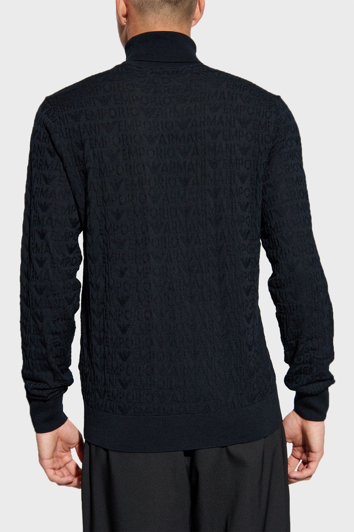 ژاکت یقه اسکی 100% پشمی ژاکت مردانه 6D1MXJ 1MJMZ 0920 Emporio Armani