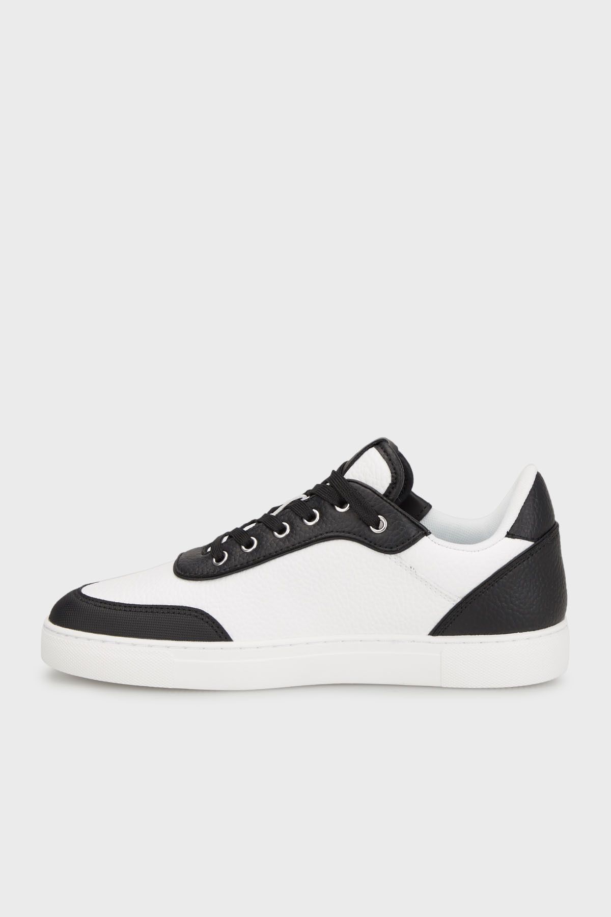 کفش کتانی چرم اصل SHOES X3X225 XF811 S277 Emporio Armani