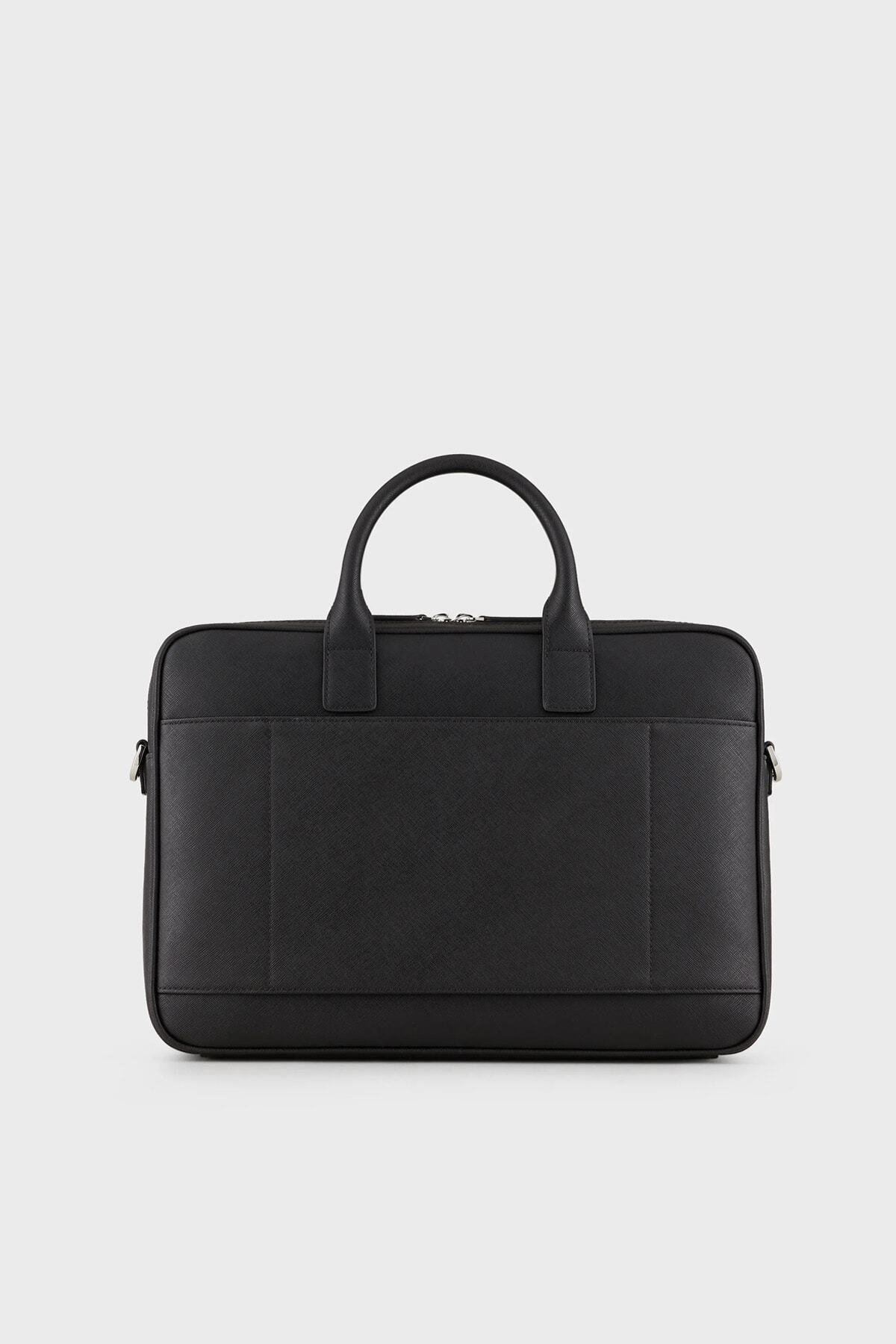 کیف لپ تاپ و اسناد مردانه بند پسوند قابل جابجایی با زیپ کیسه Y4P119 Y138E 81072 Emporio Armani