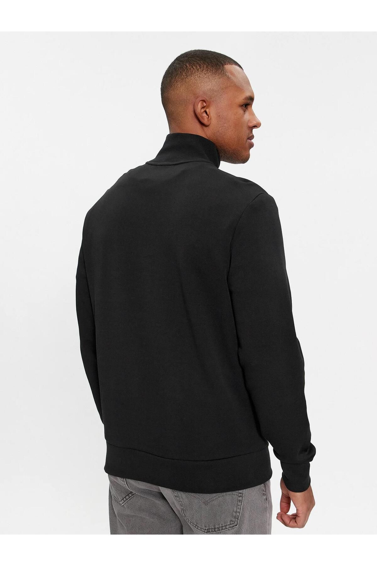 سویشرت مشکی مردانه میکرو آرم repreve q Calvin Klein
