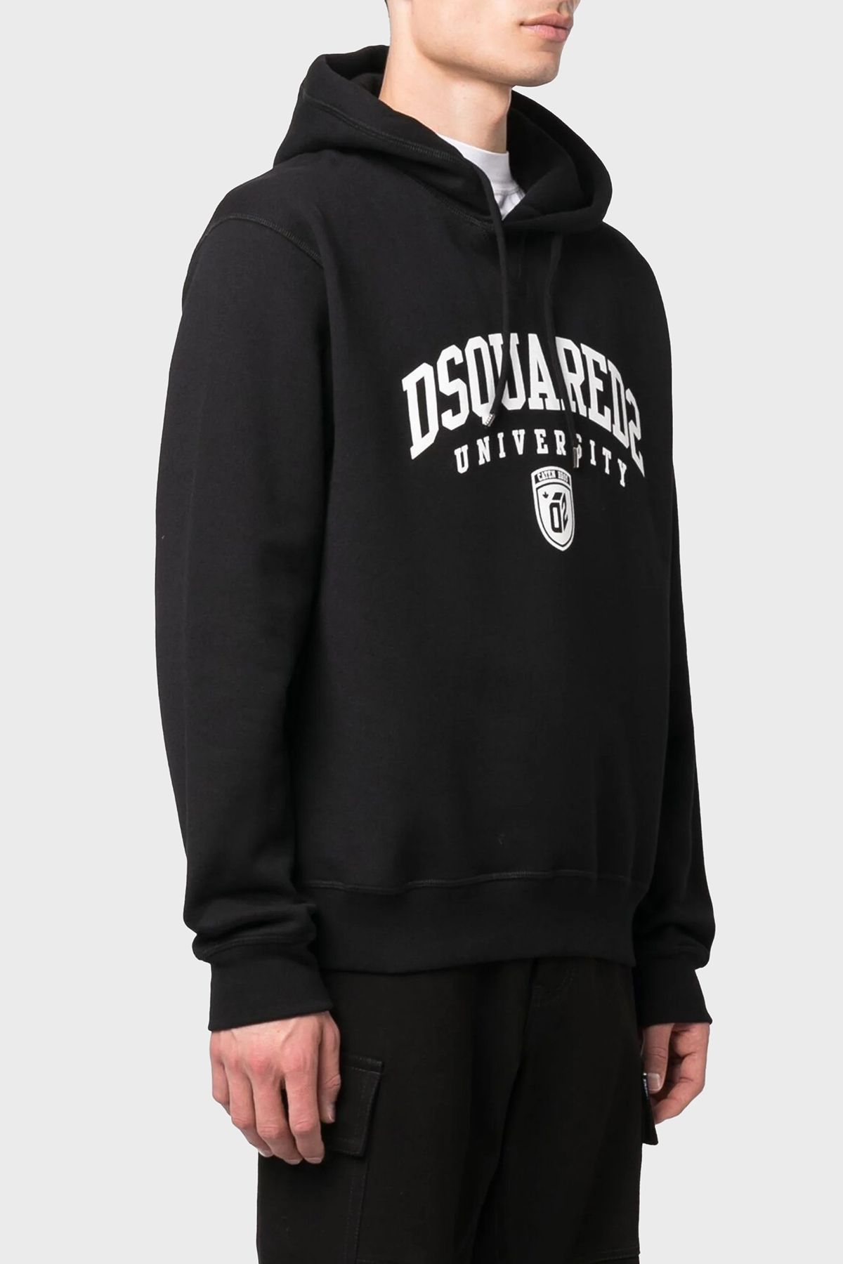 Sweat مردانه SWEAT S74GU0744 S25516 900 کتون ریلکس فیت هوددار DSquared2