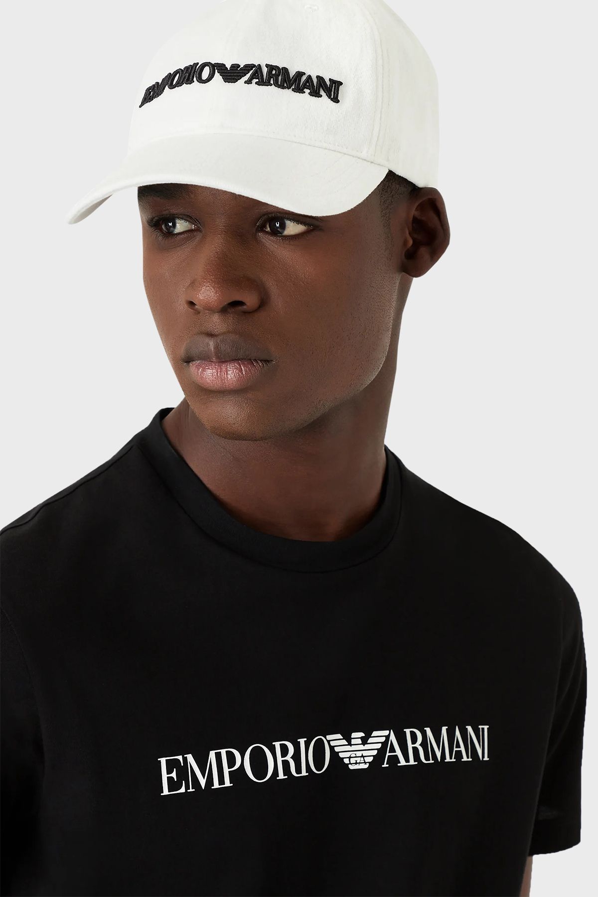 لوگو کلاه نخی کلاه مردانه 627901 CC994 00010 Emporio Armani