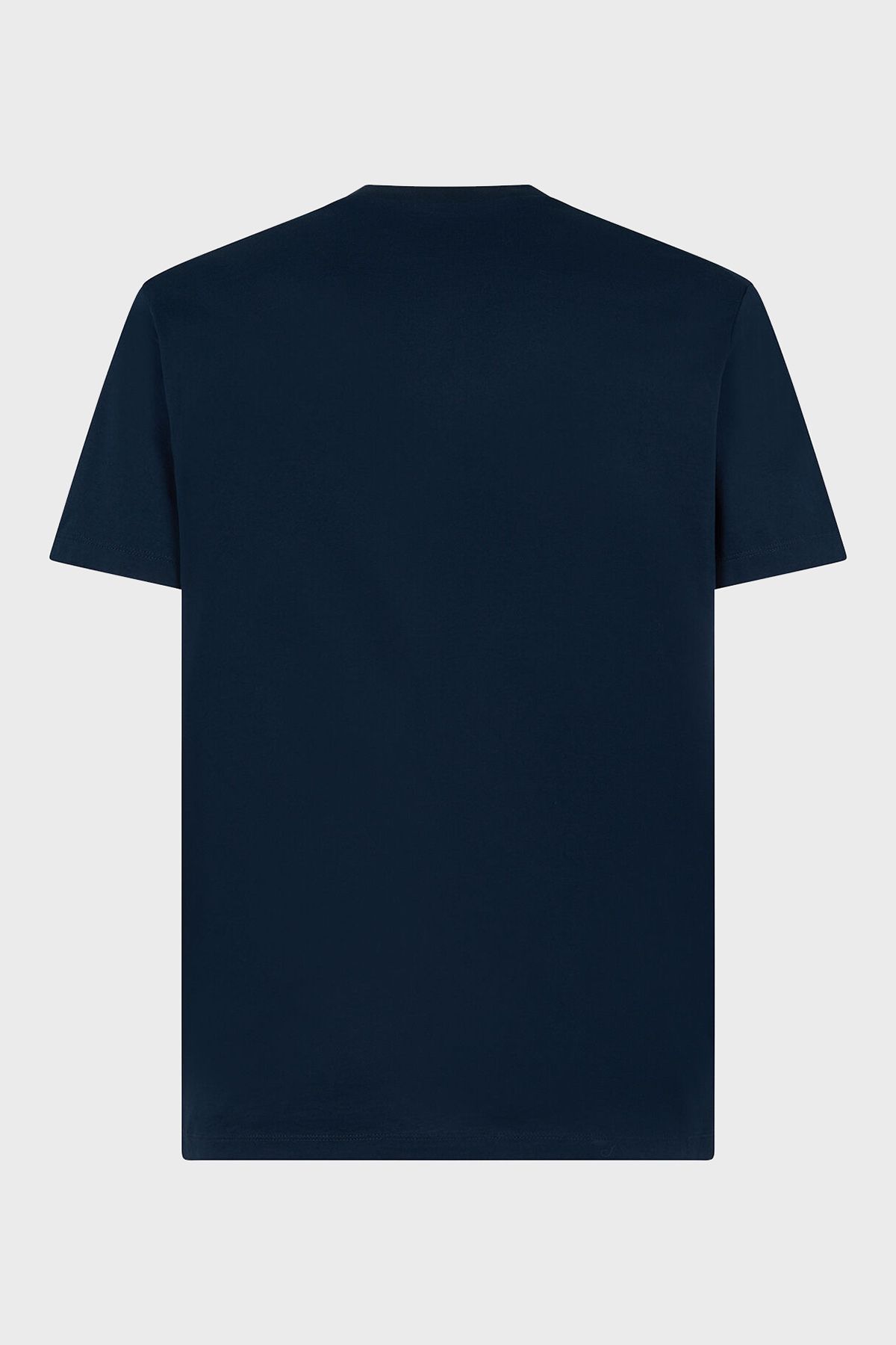 تی شرت آبی مردانه دوچرخه پنبه با آرم یقه 478 DSquared2