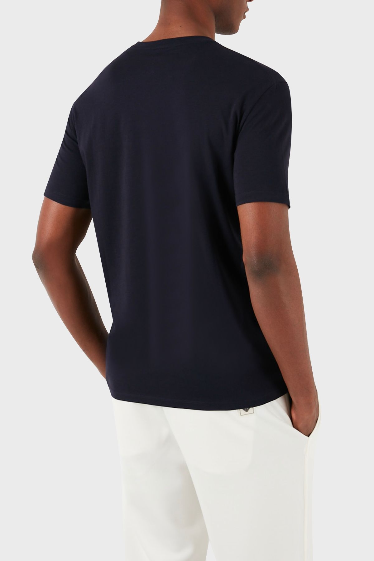 Armani Exchange-Pamut Regular Fit férfi póló 3DZTHE ZJH4Z 75AH 2