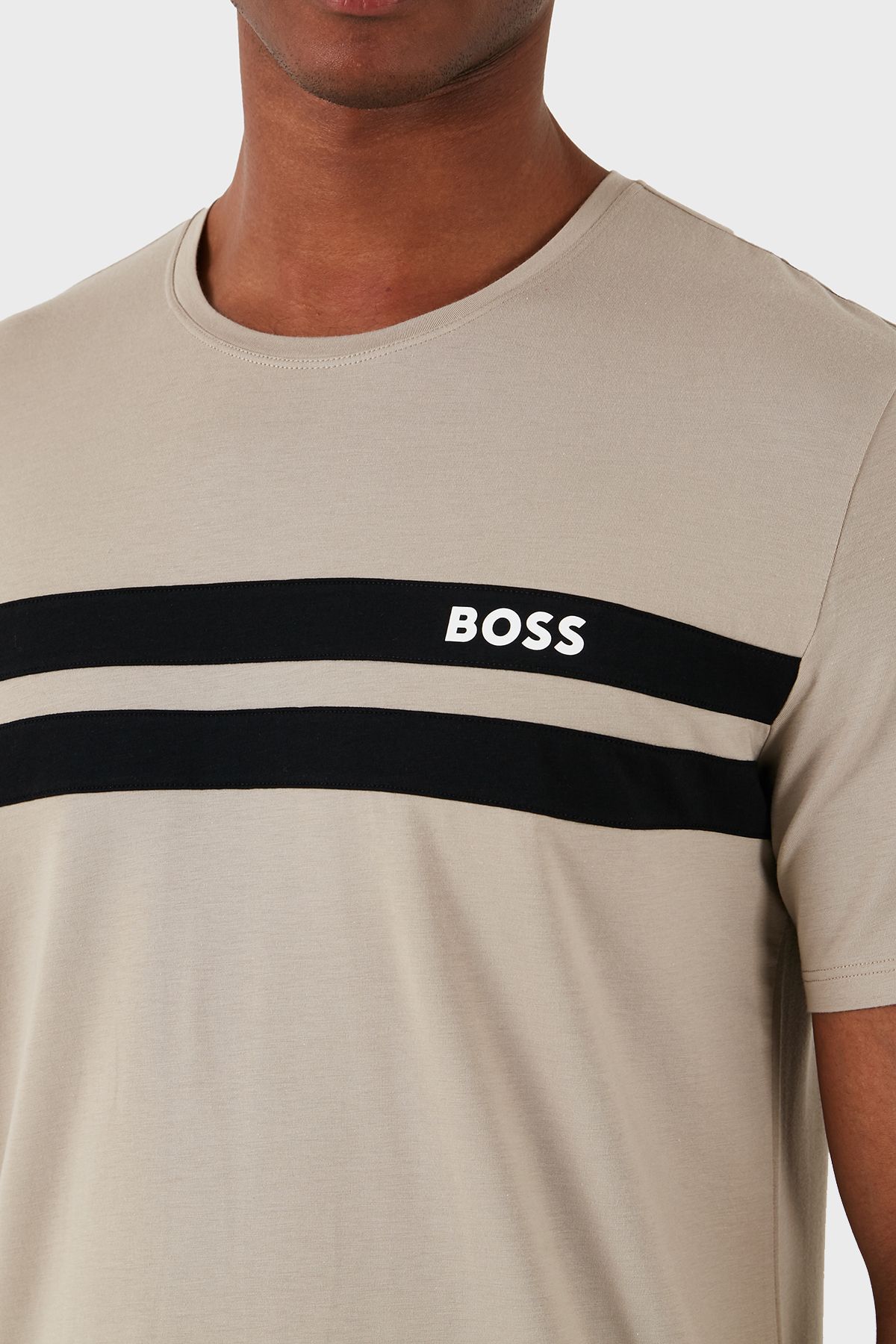 تی شرت نود مردانه پیراهن معمولی پنبه ای 255 BOSS