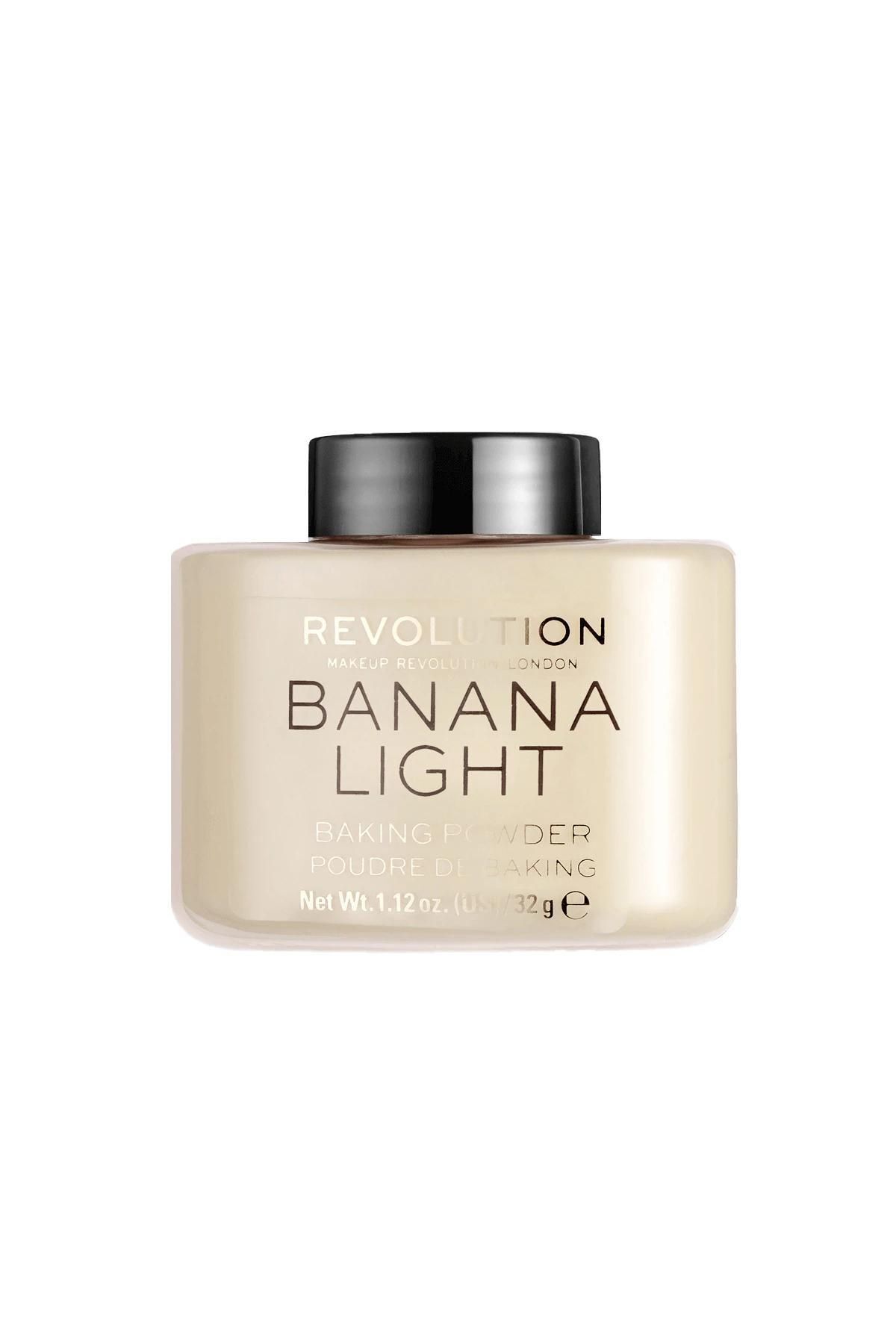 Revolution Loose Baking Powder Banana Light Sabitleyici Pudra