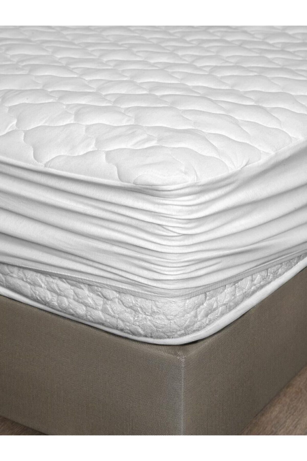 محافظ تشک سفید Kapitone متناسب با مایع Trust Alez 180x200 سانتی متر 7 اندازه مختلف Karna Home