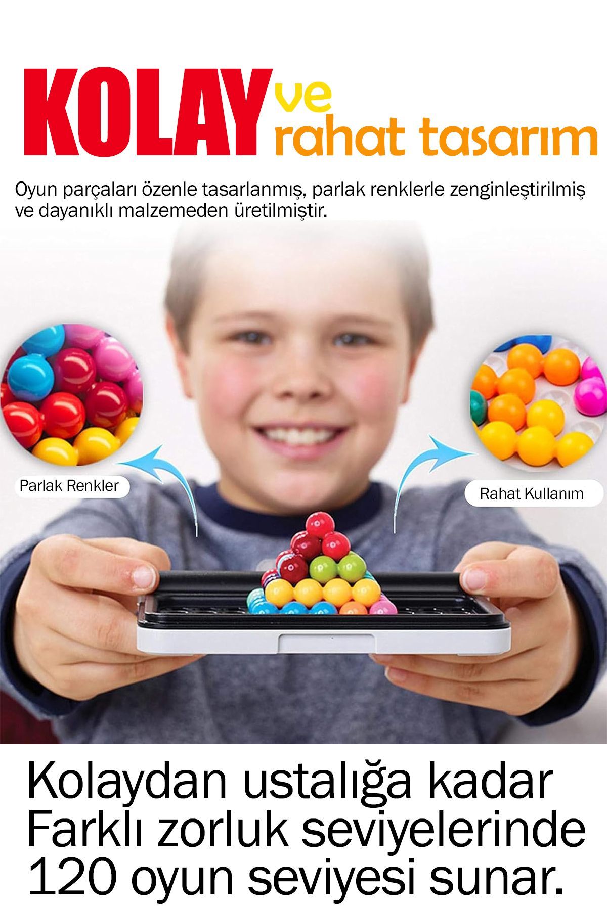 Efege-10 Different Modules 120 Level Iq Fit Puzzle Brain Teasers - Fun and Educational, for Kid and Adult 2