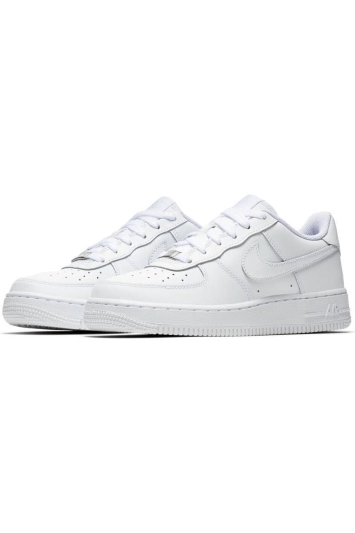 Nike N ke A r Force 1 gs Beyaz Kad n Spor Ayakkab 314192 117 Fiyat Yorumlar Trendyol