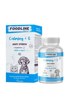 Foodline Calming +S 75 Tablet | Kedi ve Köpekler için Rahatlama ve Gevşemeyi ...