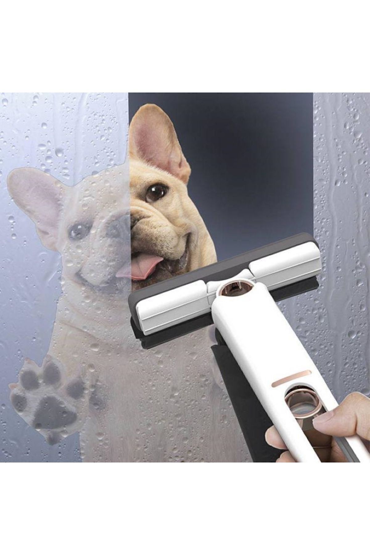 Mini Mop Kendinden Sıkmalı Çok Amaçlı, Çok Amaçlı Cam Fayans Mini Temizlik Mopu, Islak-kuru Kullanım
