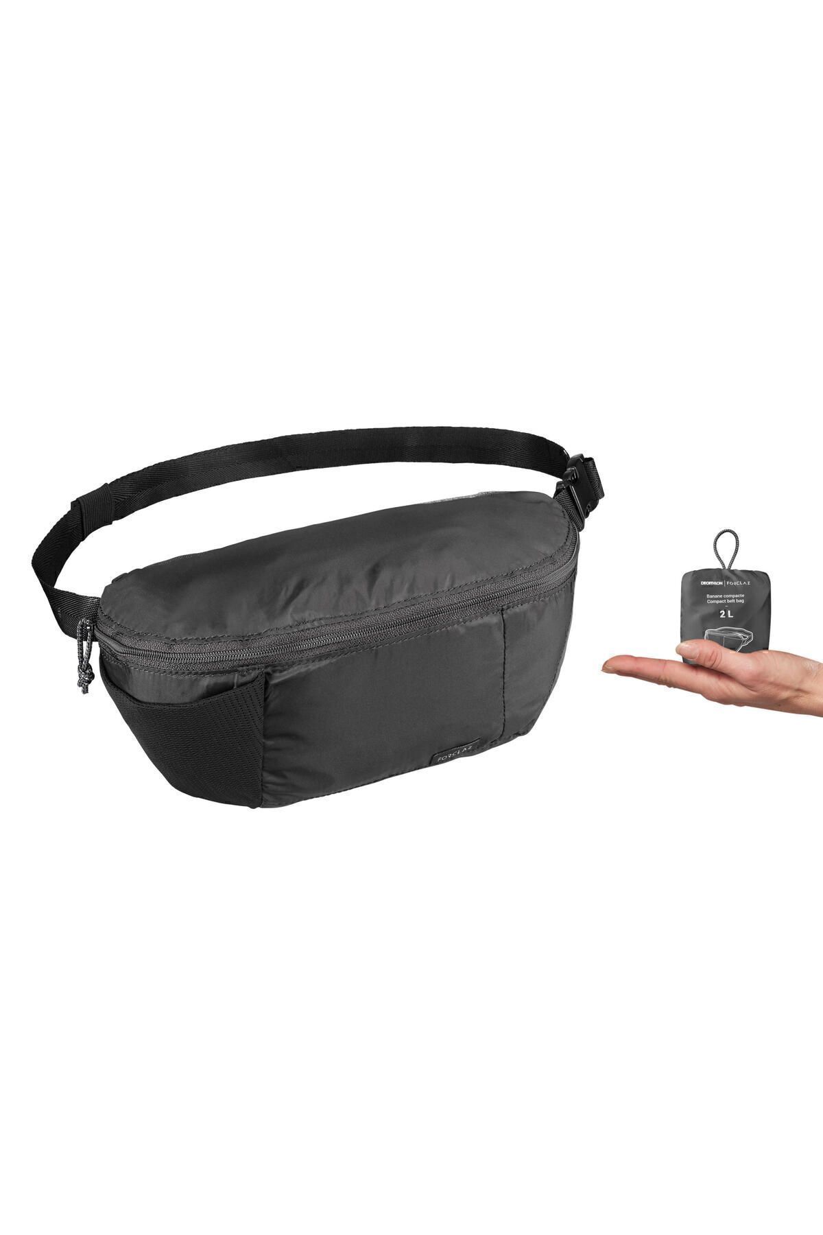 کیف کمری Decathlon دکاتلون - مشکی - 2 لیتر - مناسب سفر اورجینال - تصویر 5
