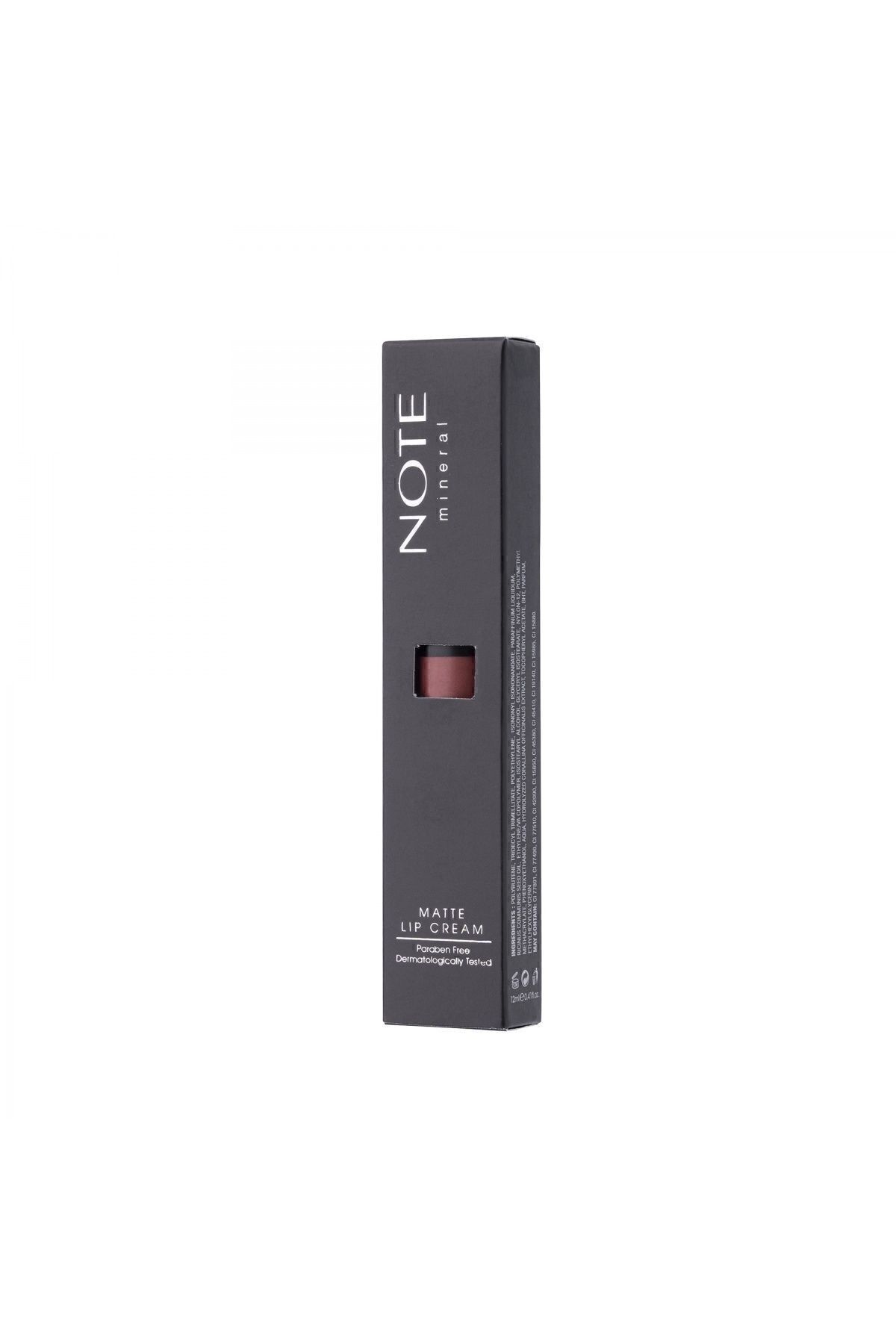 NOTE-Mineral Matte Lip Cream Semi Matte Finish Liquid Lipstick 03 Rose Sorbet - Pink 5