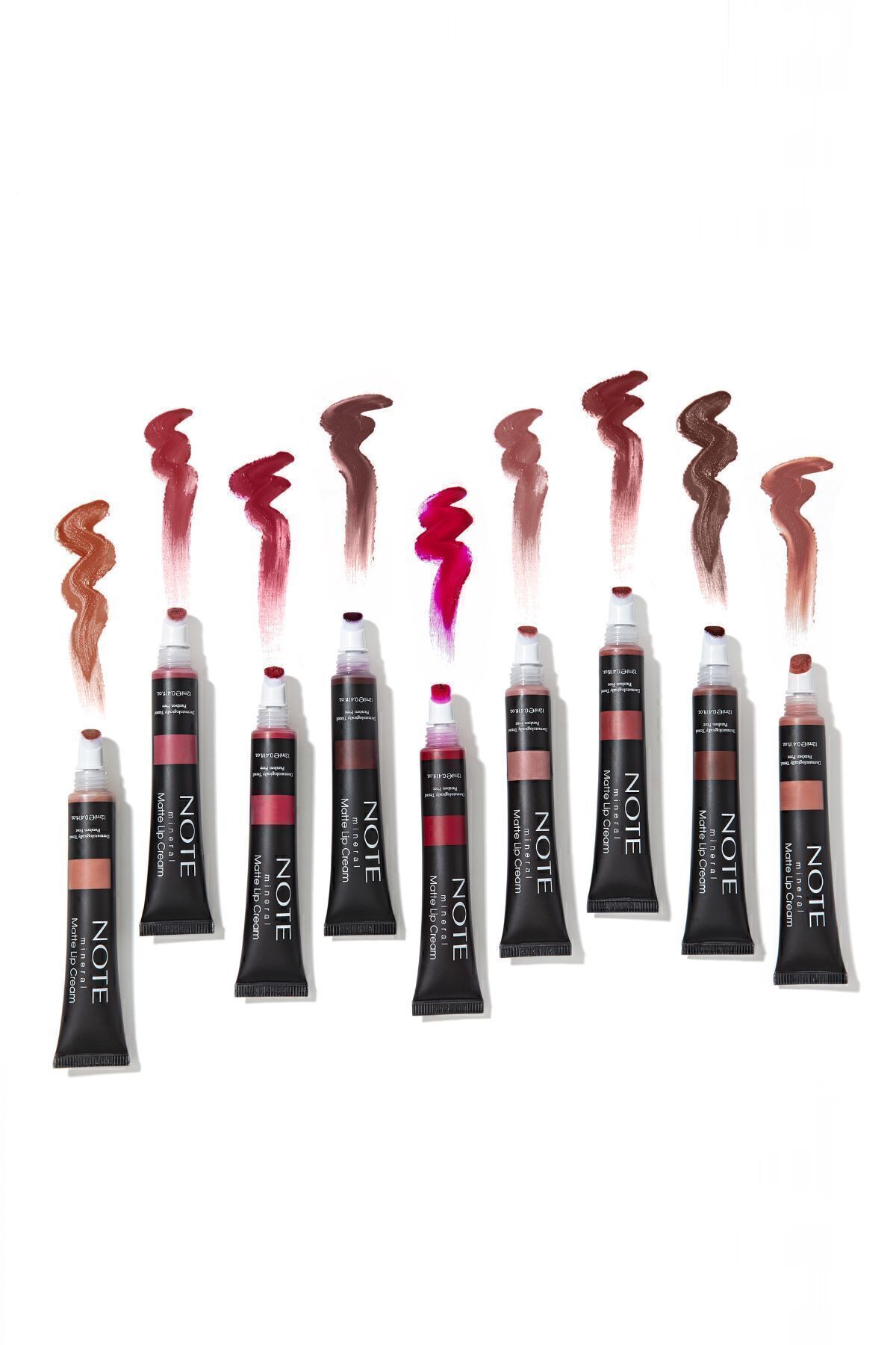 NOTE-Mineral Matte Lip Cream Semi Matte Finish Liquid Lipstick 05 Plum Wine - Red 6